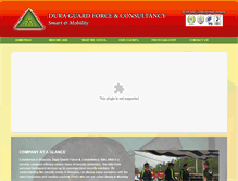 Tablet Screenshot of duraguardforce.com